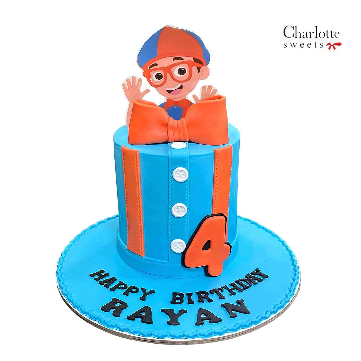 Blippi Birthday Cake