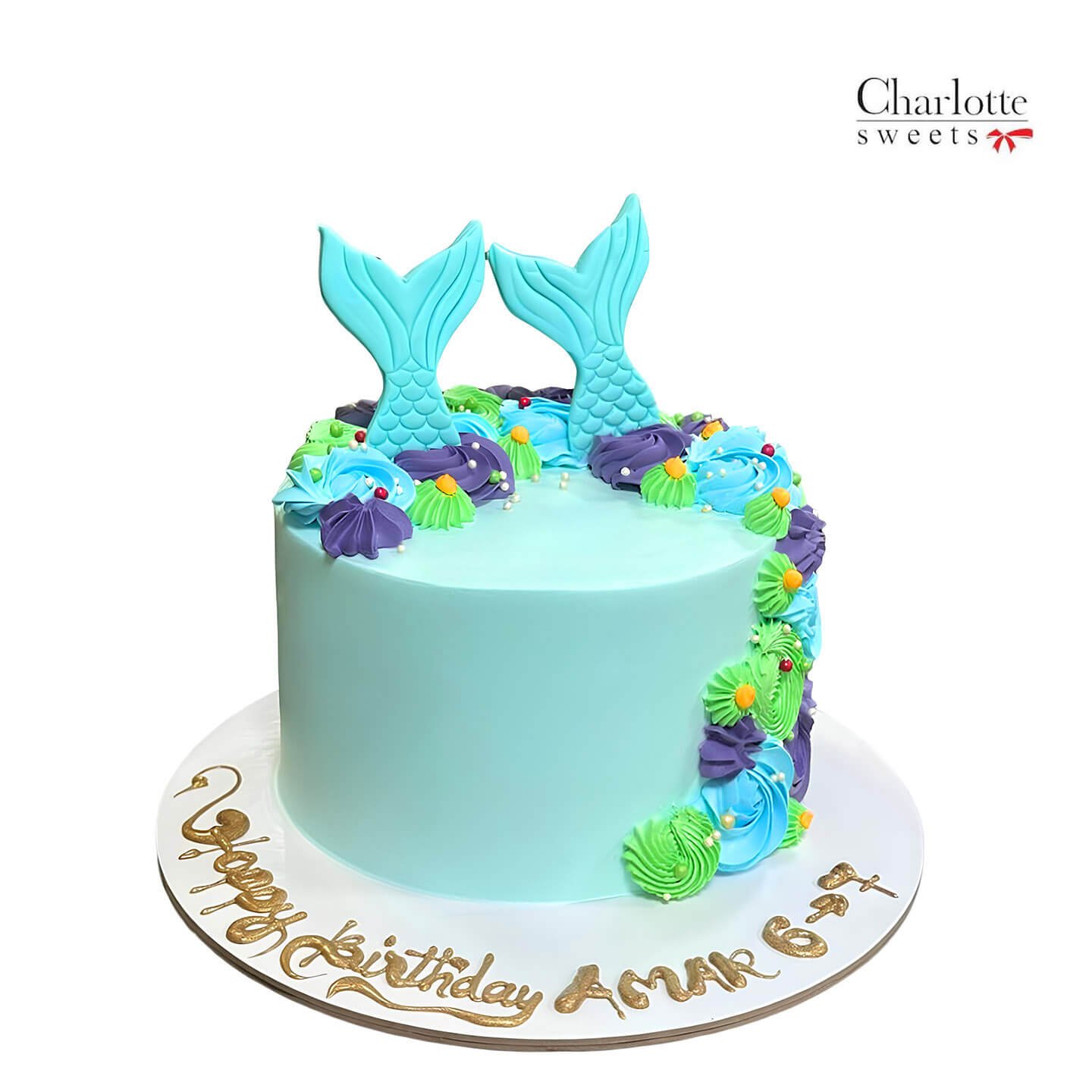 Mermaid Cake Buttercream