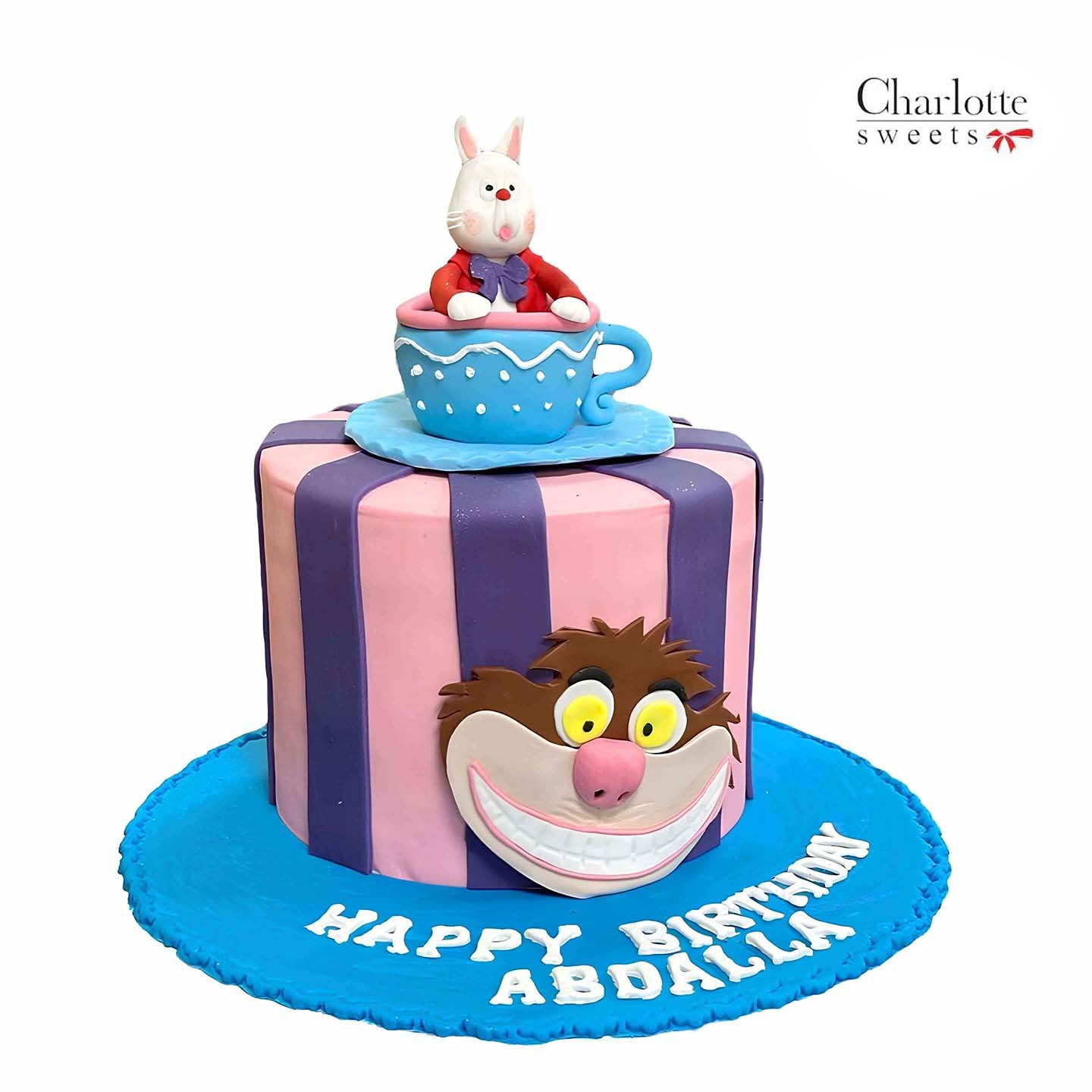 Cheshire Cat Cake