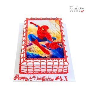 Cake With Spiderman Photo