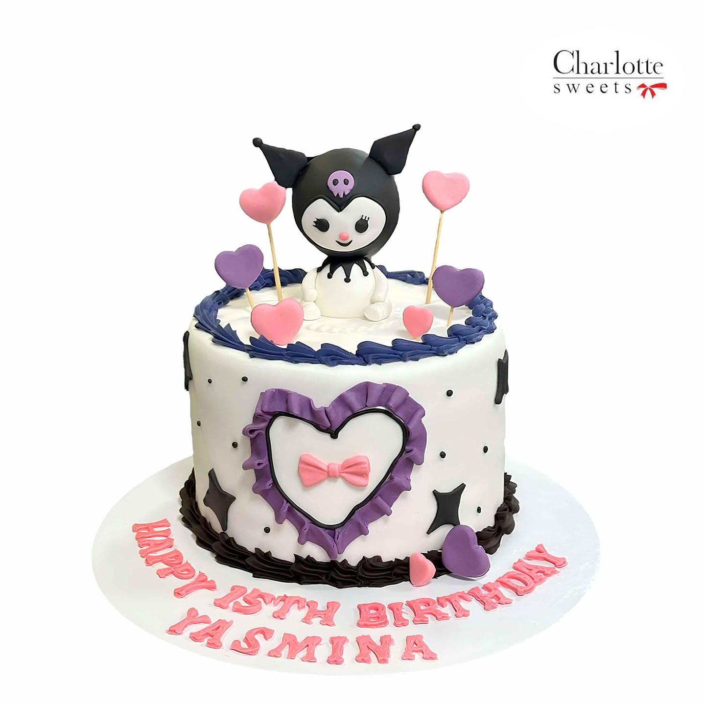 Kuromi Cake Design