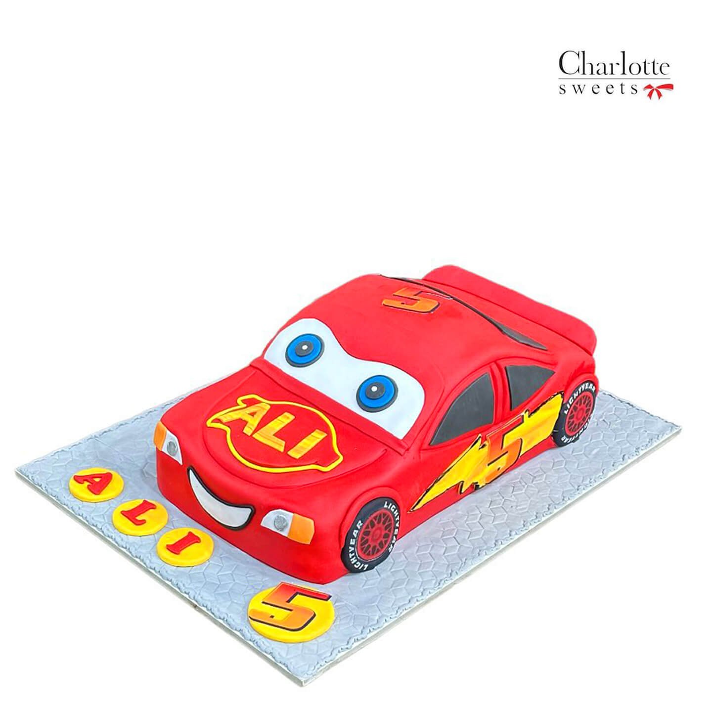 Lightning McQueen Cake