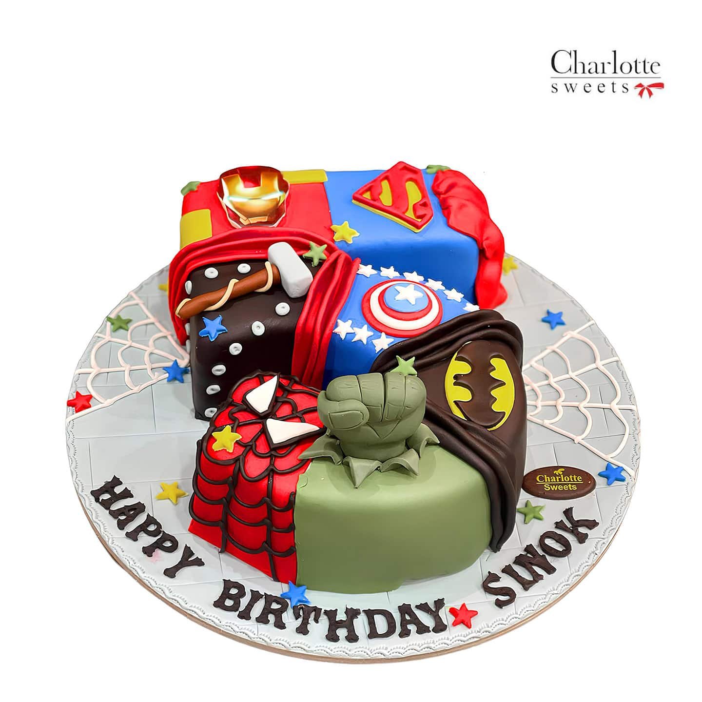 Super Heroes Cakes