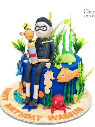 Scuba Diving Cake