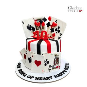 Playing Cards Birthday Cake