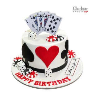 Cake With Playing Cards