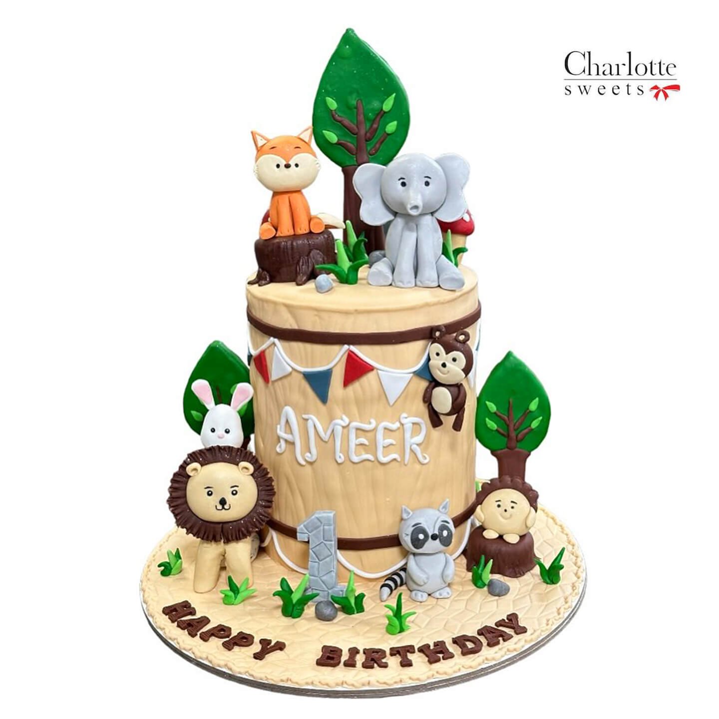 Jungle Animal Cake