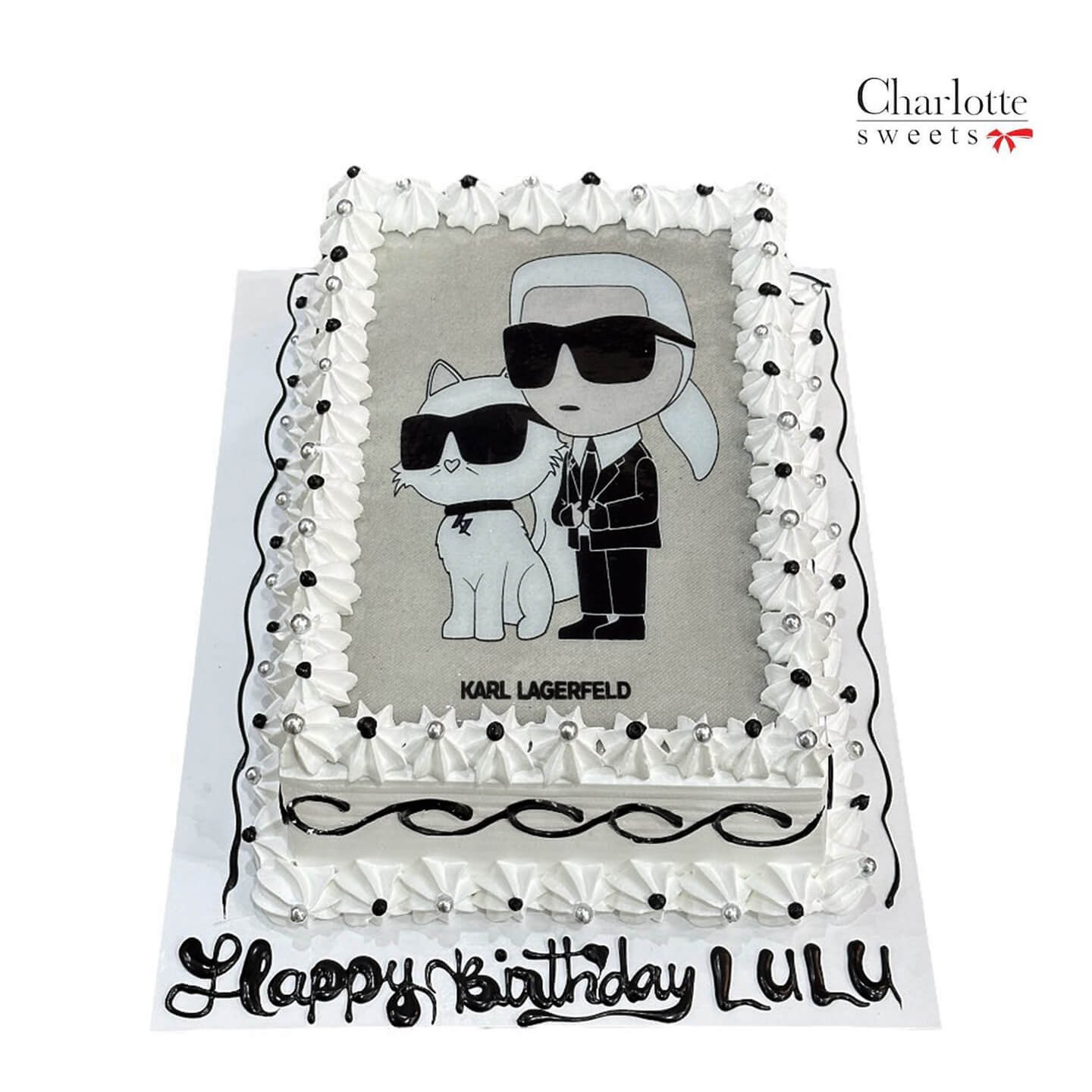 Karl Lagerfeld Cake