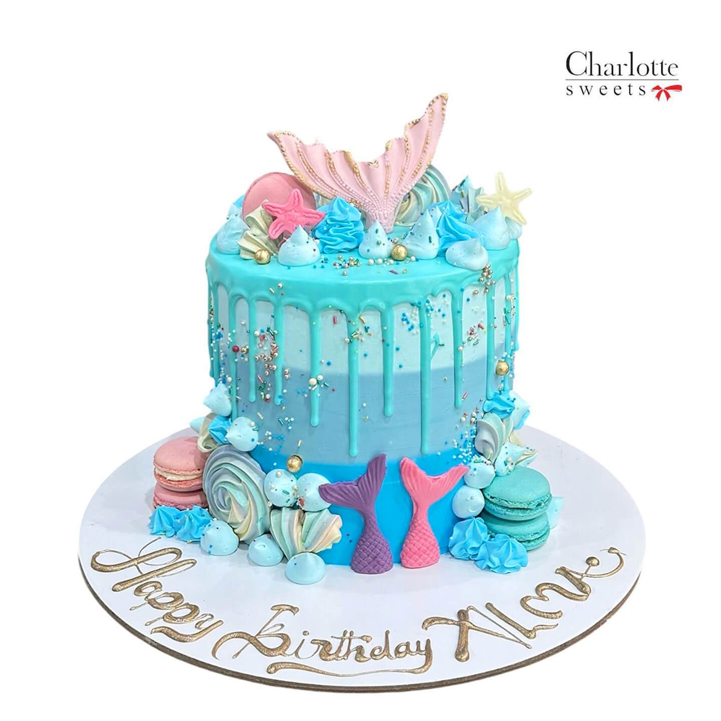 Ariel Little Mermaid Cake