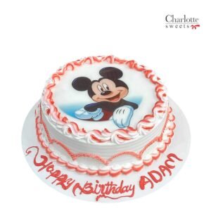 Mickey Mouse Photo Cake