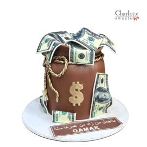 Money Bag Cake