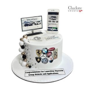 Car Company Cake