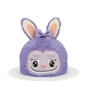 Purple Labubu cake