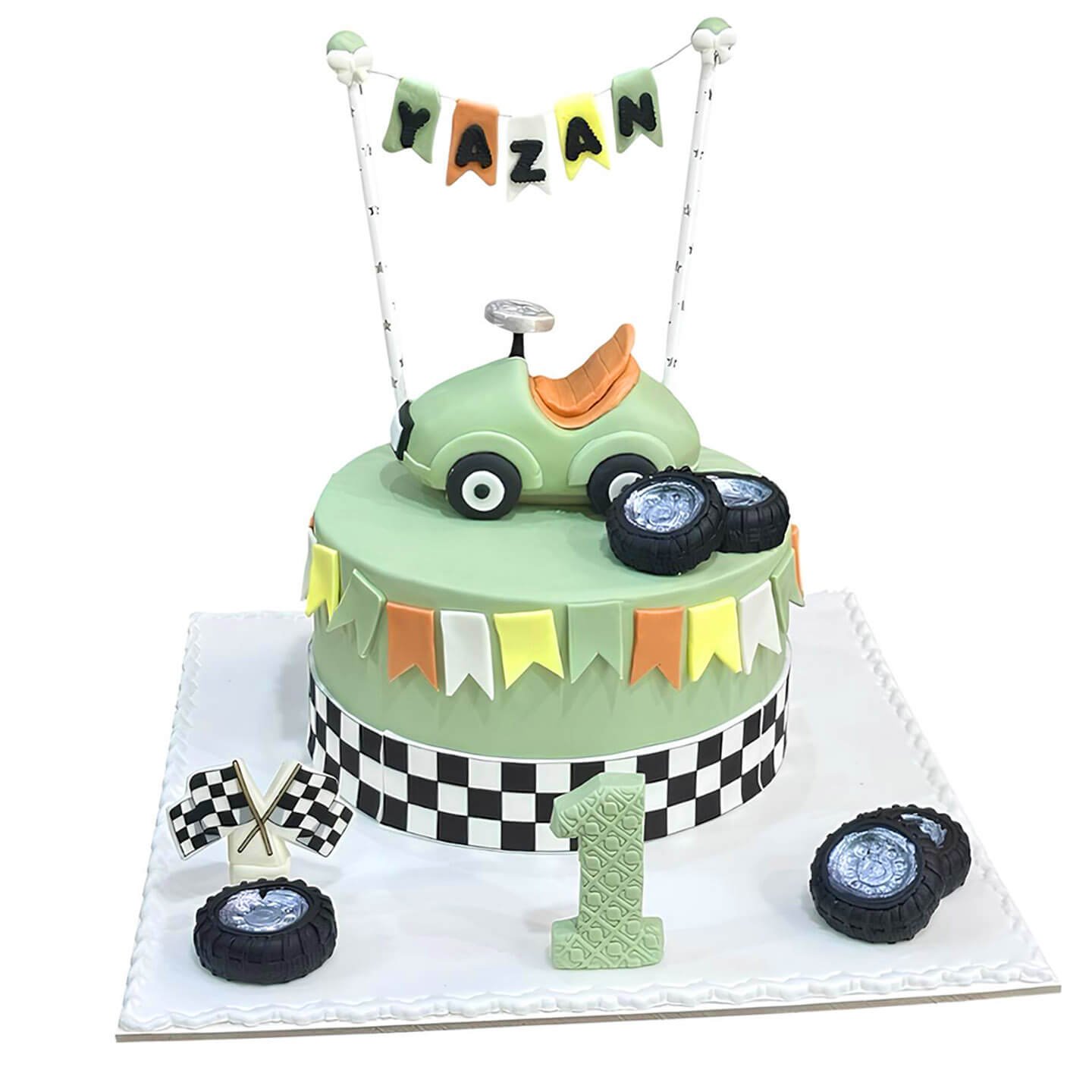 Cake Racing Car