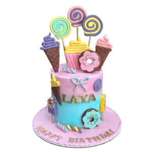Candy Theme Cake Design
