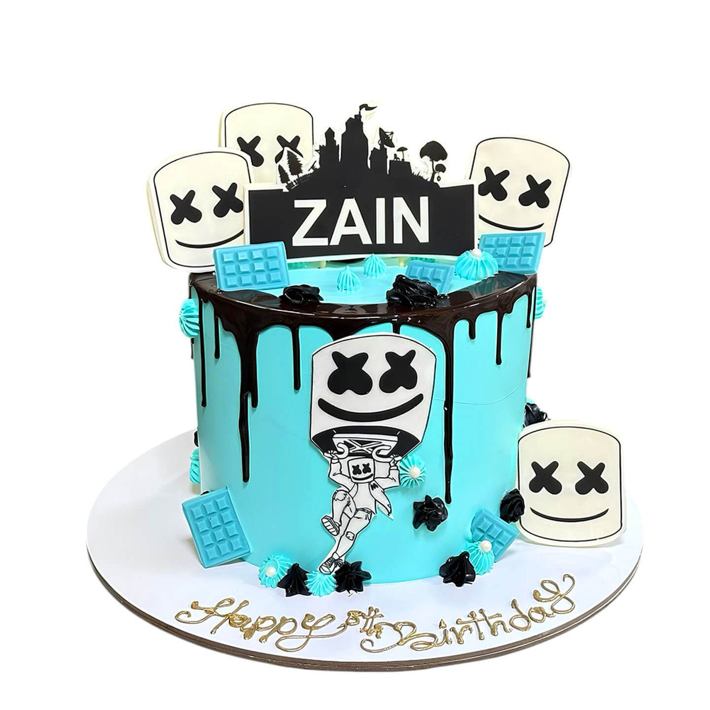 Fortnite Theme Cake Design