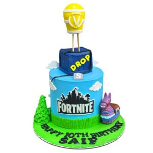 Fortnite Theme Cake