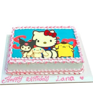 Hello Kitty and Friends Cake
