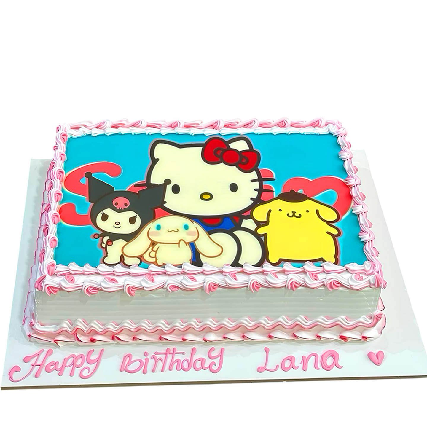 Hello Kitty and Friends Cake