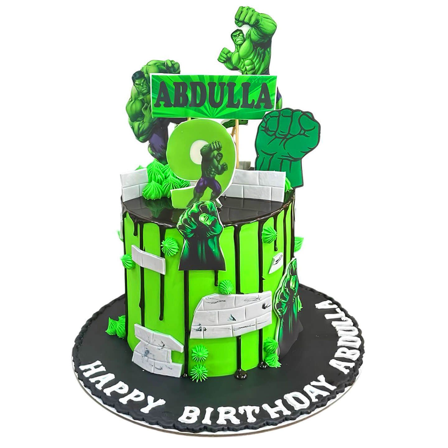 Hulk Cake Design
