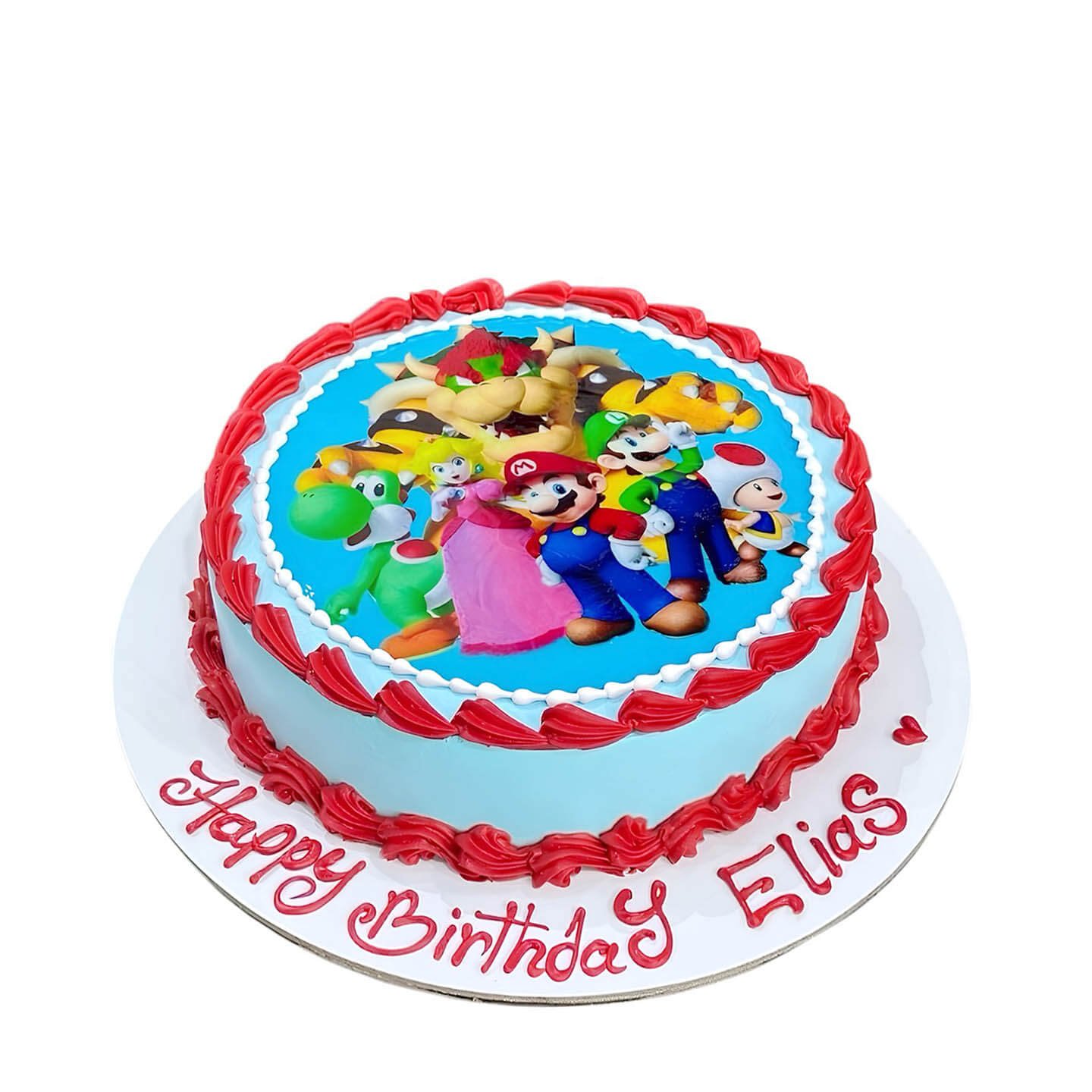 Mario Photo Cake