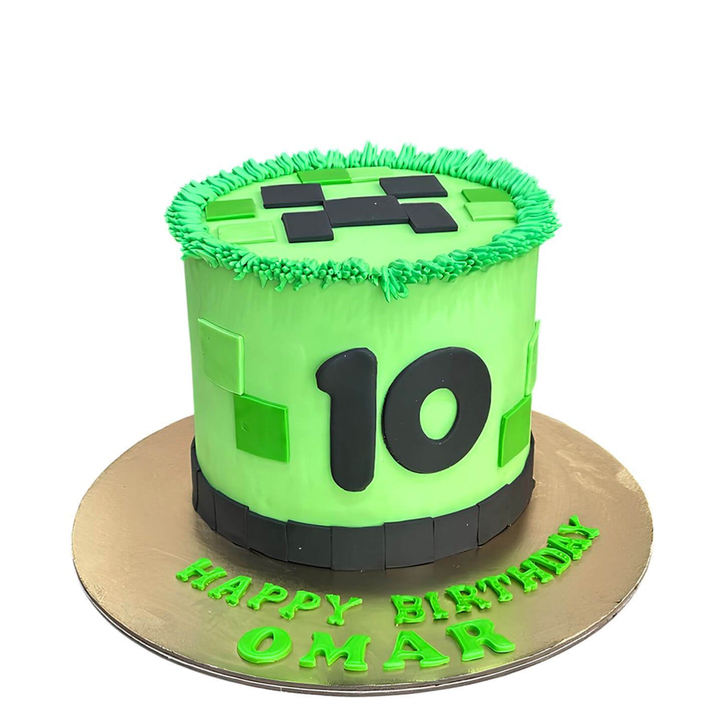 Minecraft Theme Cake