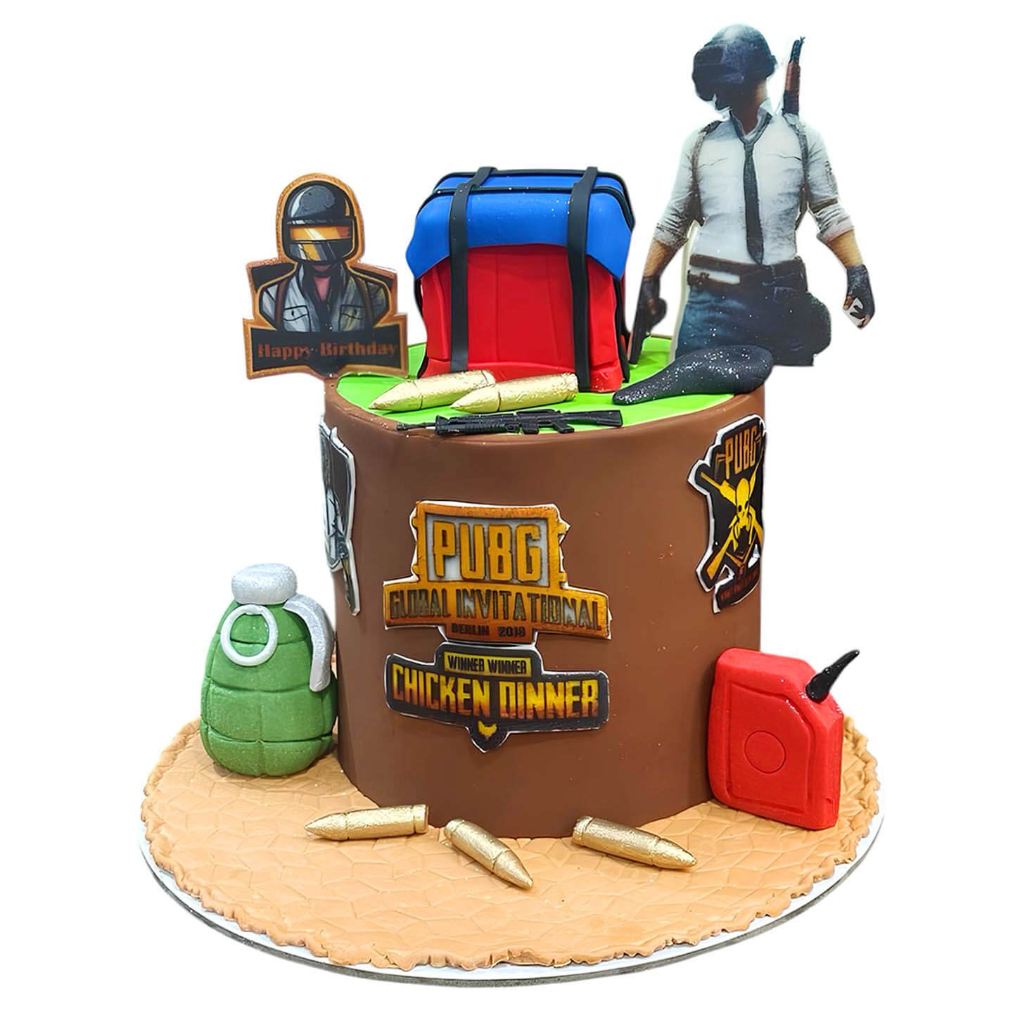 PUBG Birthday Cake