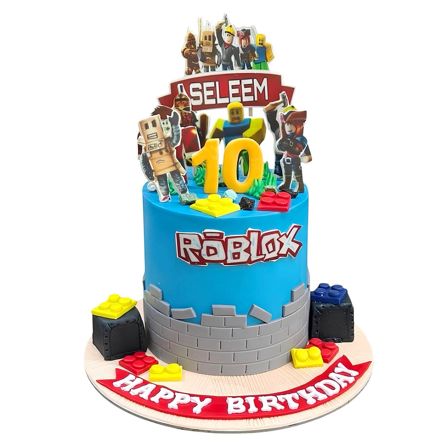 Roblox Birthday Cake Design