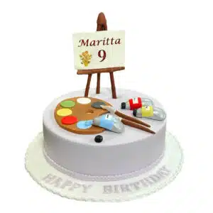 Artist Palette Cake