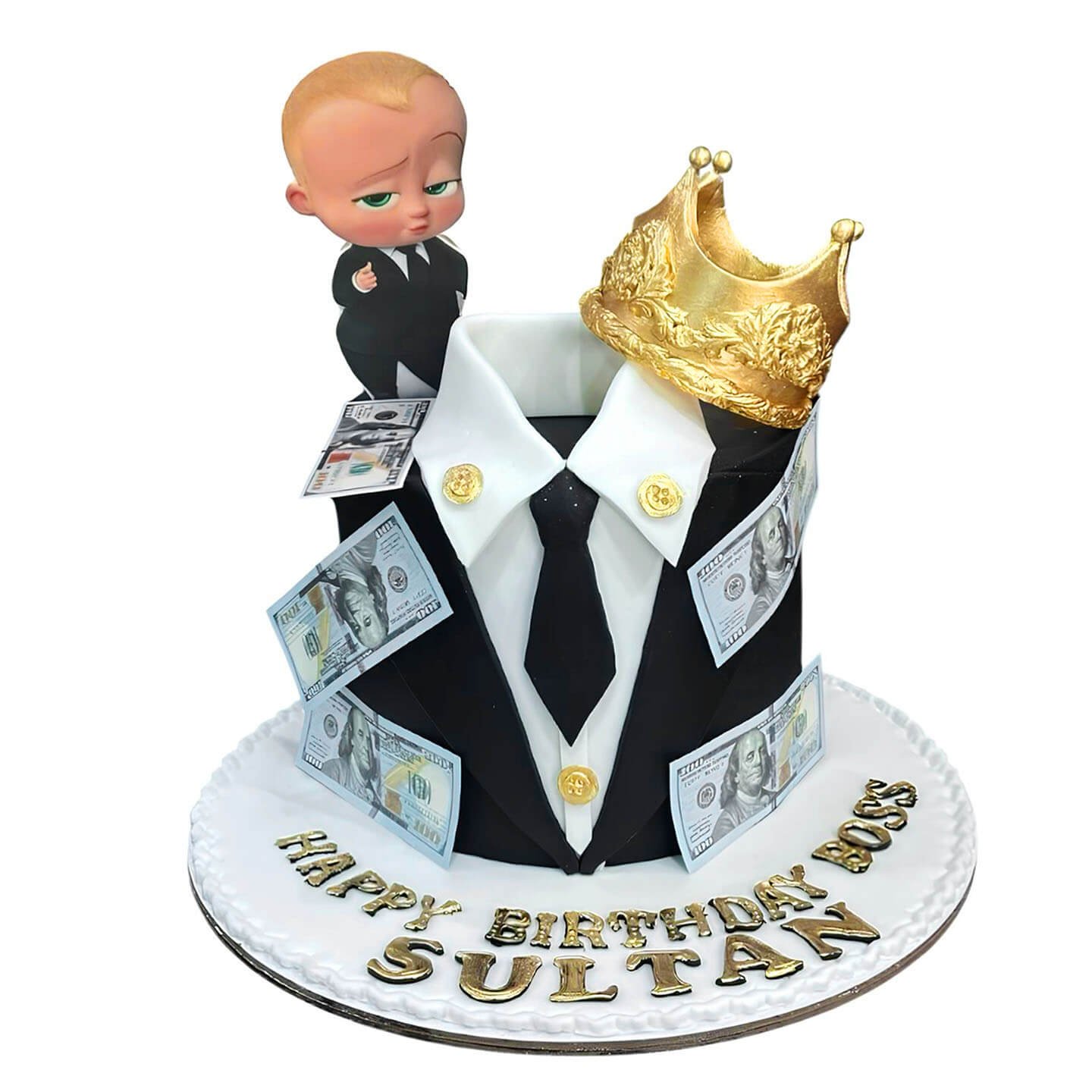 Boss Baby Theme Cake