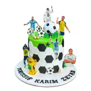 Football Theme Birthday Cake