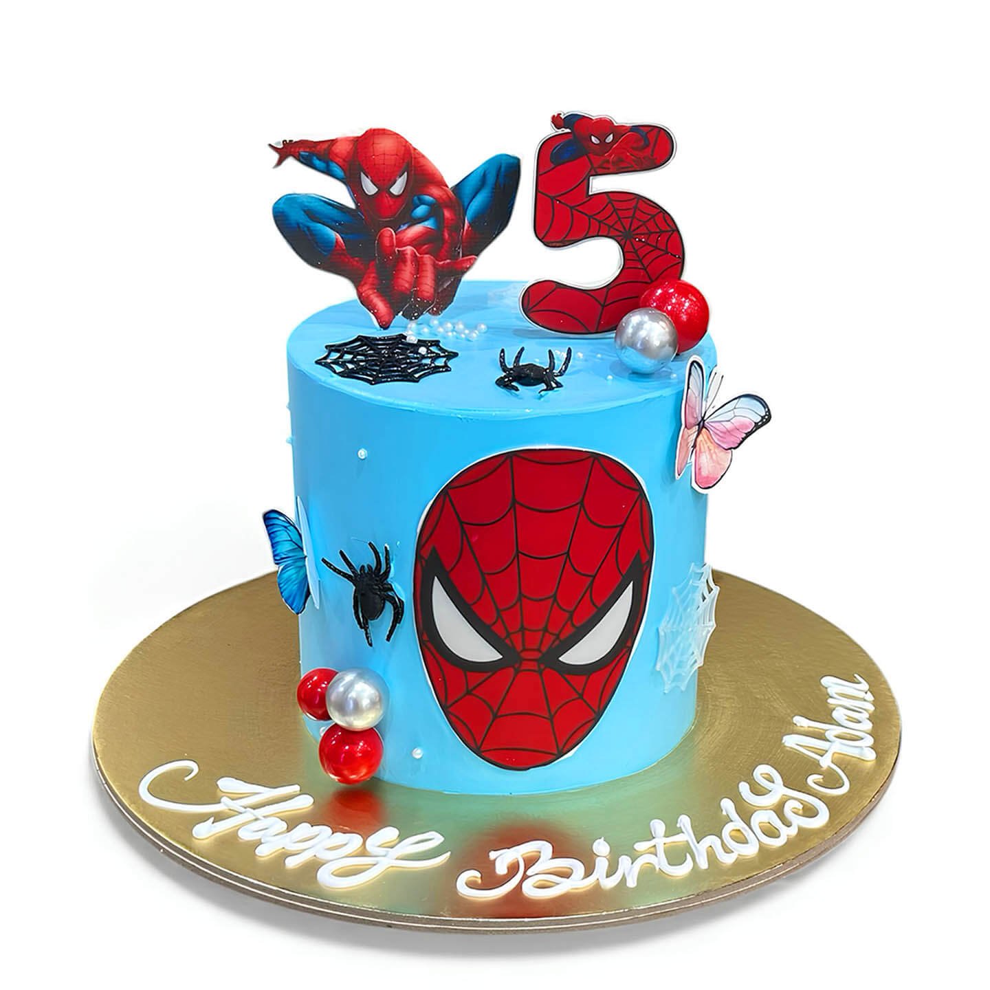 Spiderman Cake 5Th Birthday
