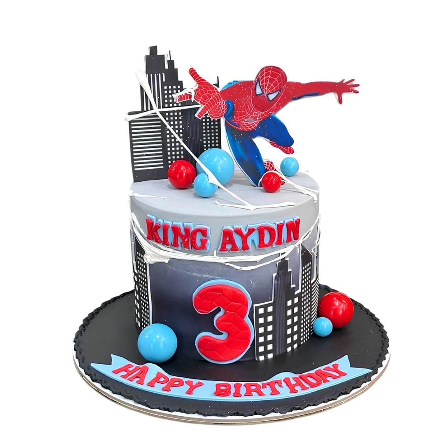 Spiderman Cake 3rd Birthday