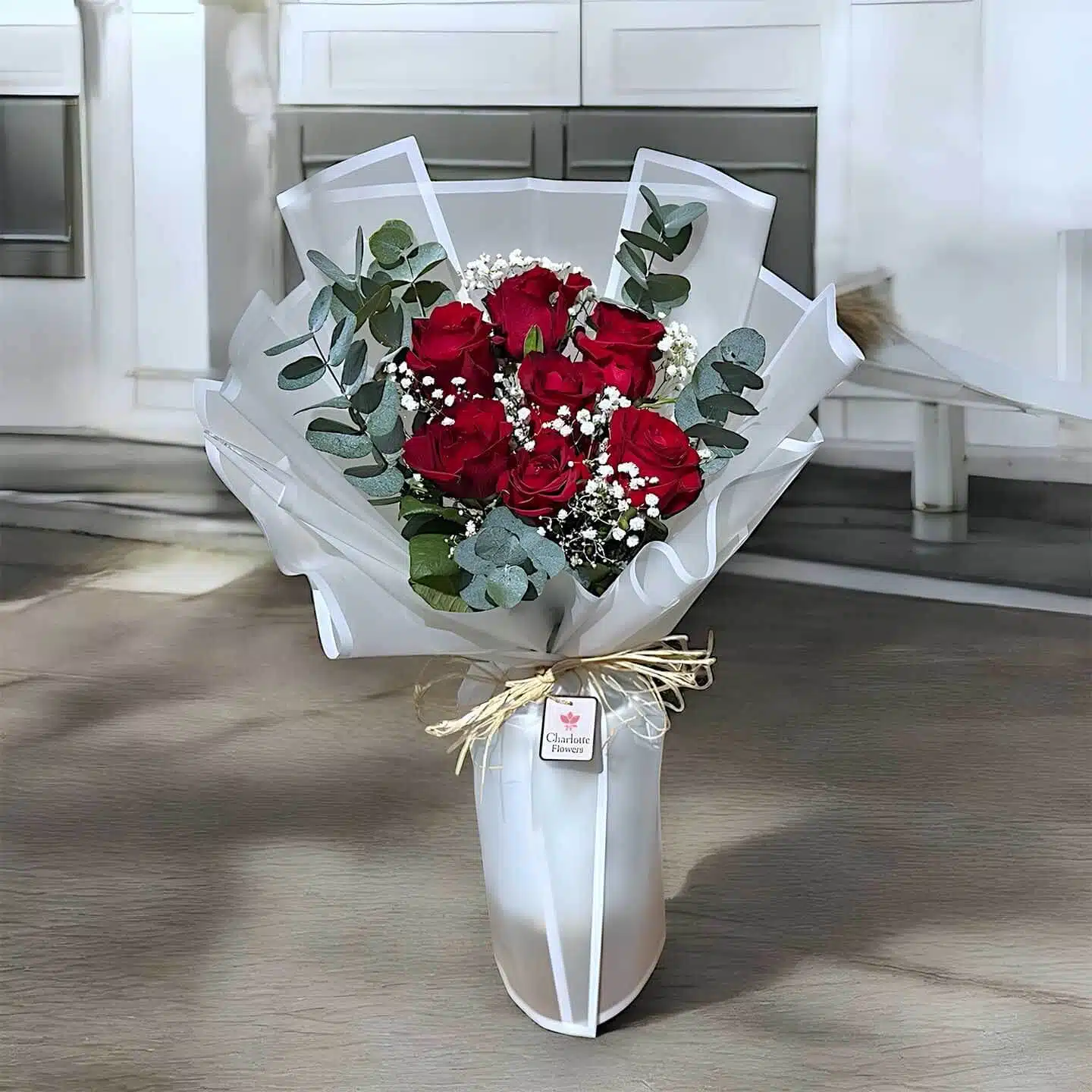 7 Red Roses Bouquet